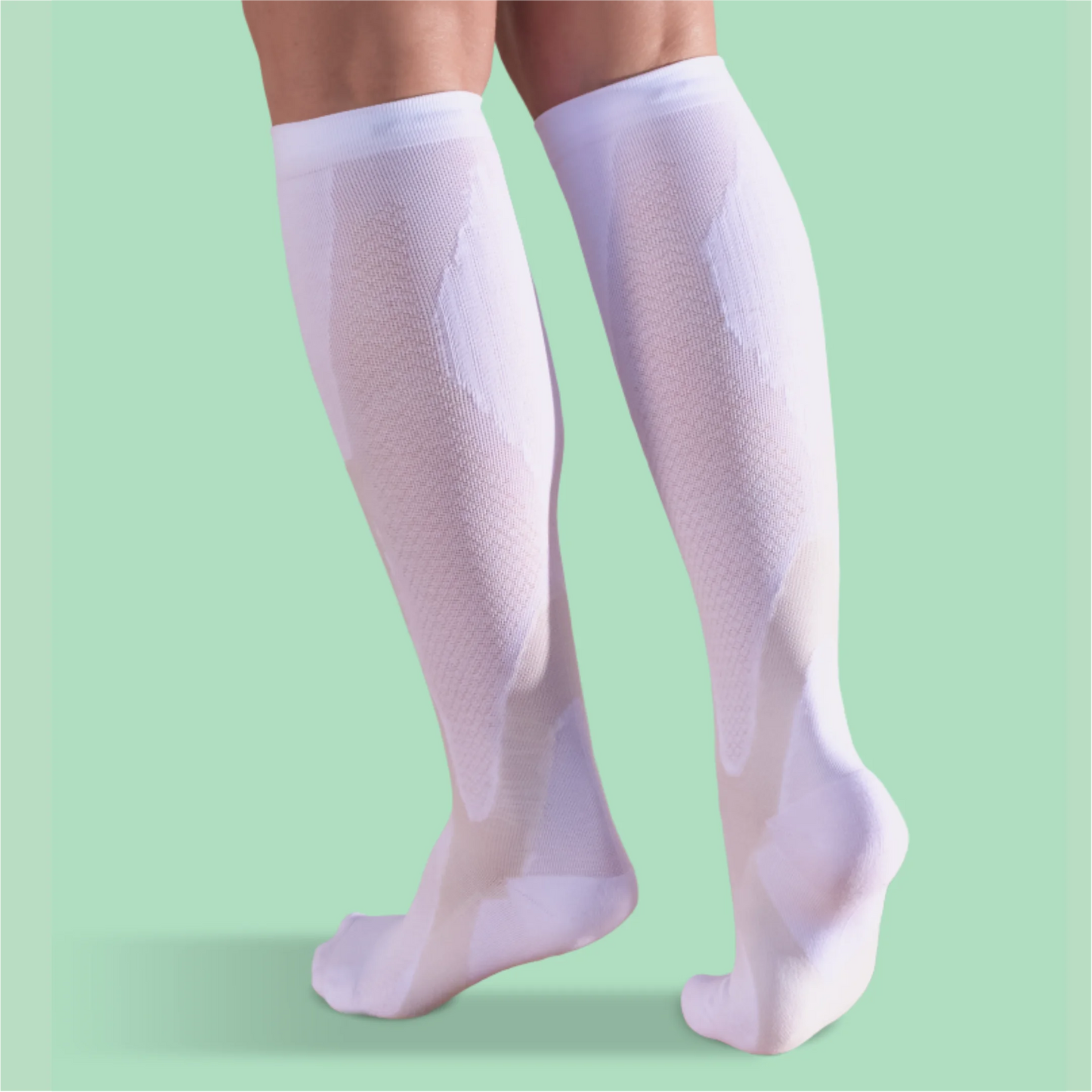 White Compression Socks - Migs