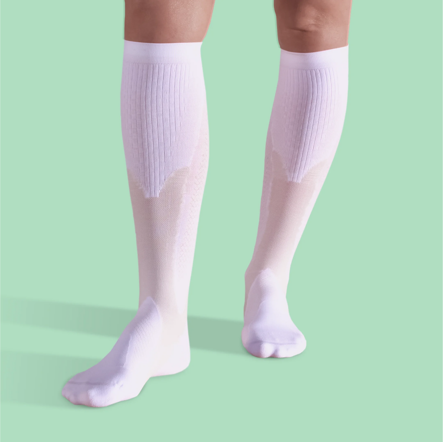 White Compression Socks - Migs